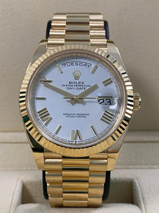 Rx Day-Date Gold / White