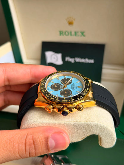 Rx Daytona / Gold Azul-Turquesa