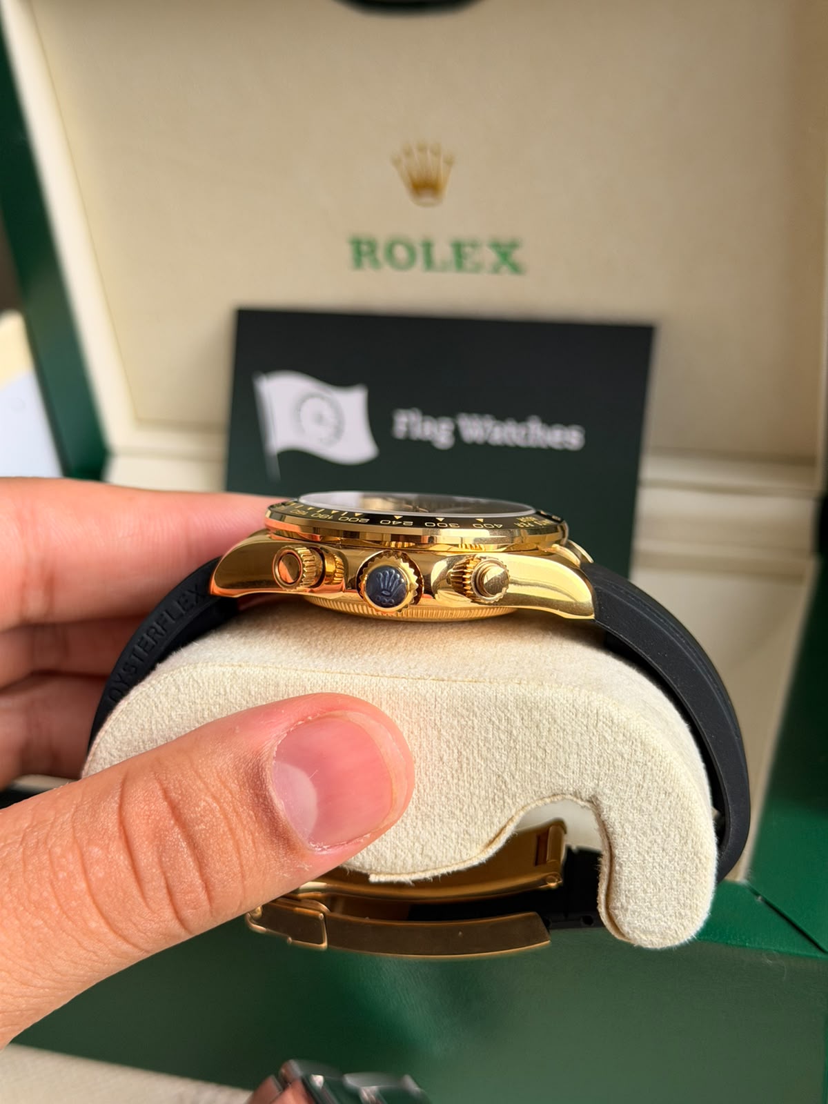 Rx Daytona / Gold Azul-Turquesa