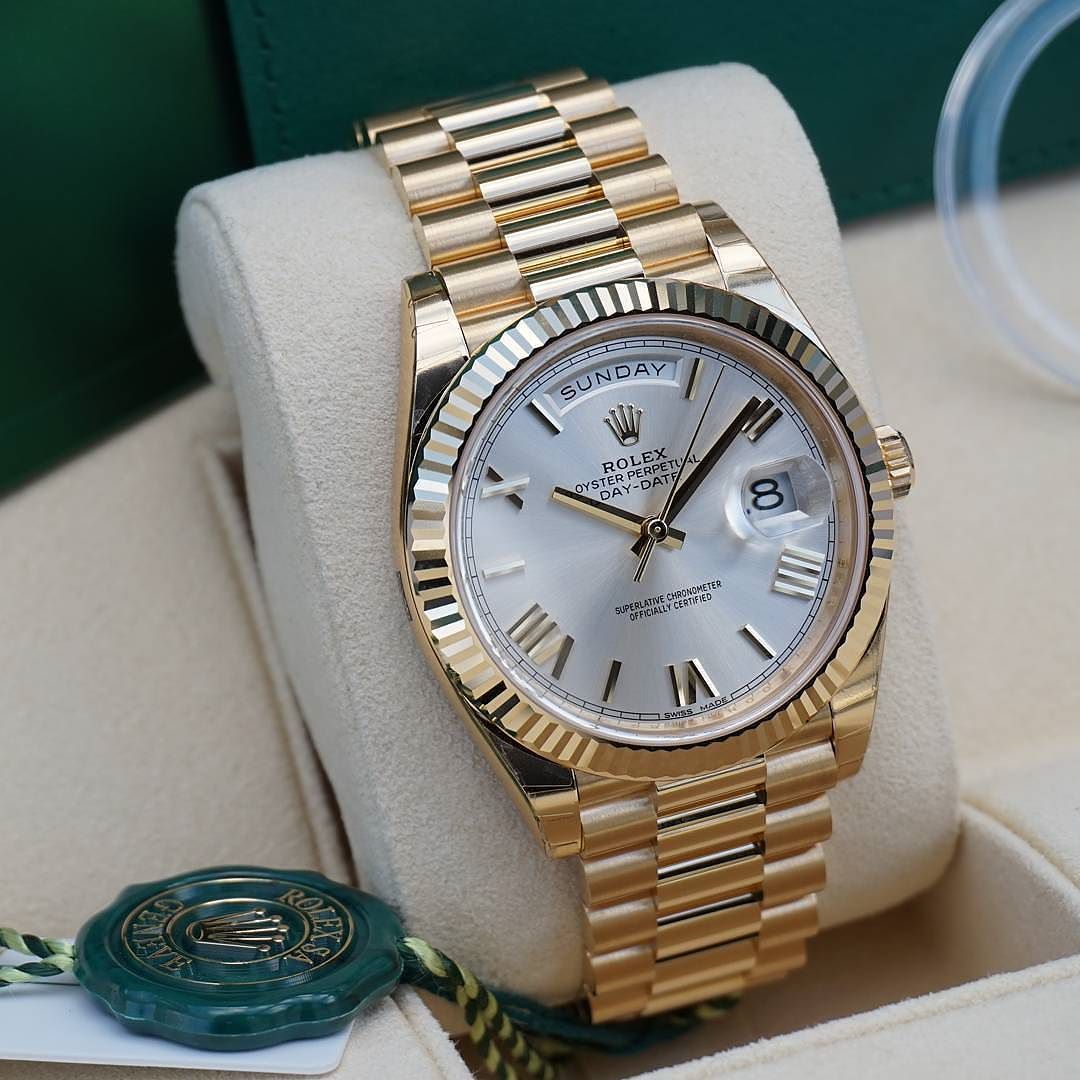 Rx Day-Date Gold / White